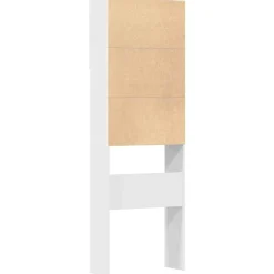 vidaXL vaskemaskineskab 64x24x190 cm konstrueret træ hvid