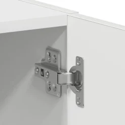 vidaXL vaskemaskineskab 64x24x190 cm konstrueret træ hvid