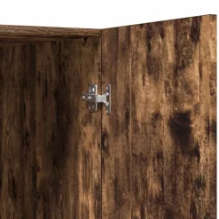 vidaXL vaskemaskineskab 71x71,5x91,5 cm røget egetræsfarve