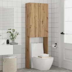 vidaXL vaskemaskineskab 64x25,5x190 cm kunsteg