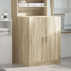 vidaXL vaskemaskineskab 70,5x71,5x91,5 cm sonoma-eg