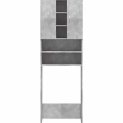 vidaXL vaskemaskineskab 64x25,5x190 cm betongrå