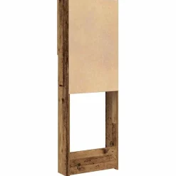 vidaXL vaskemaskineskab 64x25,5x190 cm antikt træ