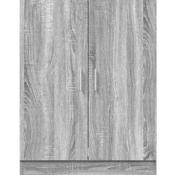 vidaXL vaskemaskineskab 71x71,5x91,5 cm grå sonoma-eg