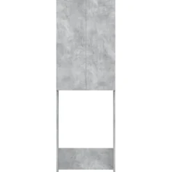 vidaXL vaskemaskineskab 64x25,5x190 cm betongrå