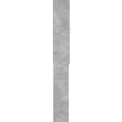 vidaXL vaskemaskineskab 64x25,5x190 cm betongrå