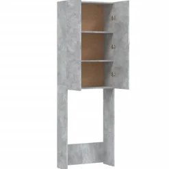 vidaXL vaskemaskineskab 64x25,5x190 cm betongrå