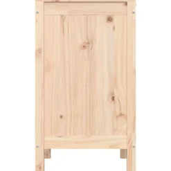 vidaXL vasketøjskurv 44x44x76 cm massivt fyrretræ