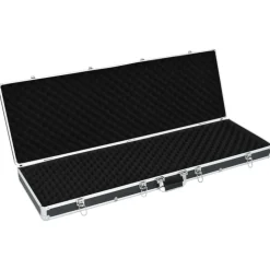 vidaXL våbenkasse 118 x 38 x 12 cm aluminium sort