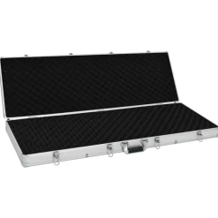 vidaXL våbenkasse 118 x 38 x 12 cm aluminium sølvfarvet