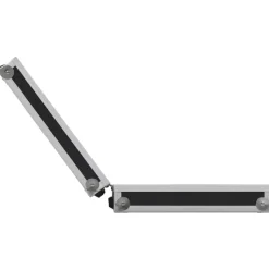 vidaXL våbenkasse aluminium ABS sort