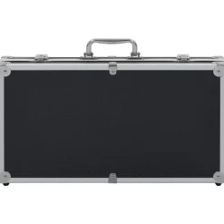 vidaXL våbenkasse aluminium ABS sort