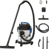 vidaXL våd-/tørstøvsuger 1200 W 20 l sølvfarvet