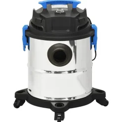 vidaXL våd-/tørstøvsuger 1200 W 20 l sølvfarvet