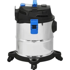 vidaXL våd-/tørstøvsuger 1200 W 20 l sølvfarvet