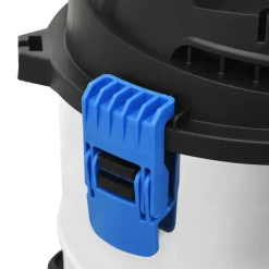 vidaXL våd-/tørstøvsuger 1200 W 20 l sølvfarvet