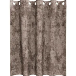 vidaXL Velour Gardiner 2 pcs Cappuccino 140 x 140 cm Fløjl