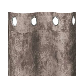 vidaXL Velour Gardiner 2 pcs Cappuccino 140 x 140 cm Fløjl