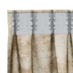 vidaXL Velour Gardiner med gardiner 2 pcs Creme 140 x 140 cm Fløjl