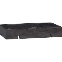 vidaXL væghængt håndvask 38x24x6,5 cm marmor sort