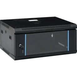 vidaXL væghængt netværksskab 4U 19" IP20 600x450x285 mm