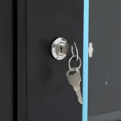 vidaXL væghængt netværksskab 53x40x21 cm 4U IP20 19
