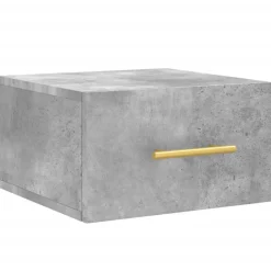 vidaXL væghængt sengebord 35x35x20 cm betongrå