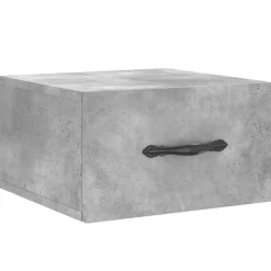 vidaXL væghængt sengebord 35x35x20 cm betongrå