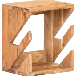 vidaXL væghængt skateboardstativ 25x20x30 cm massivt akacietræ