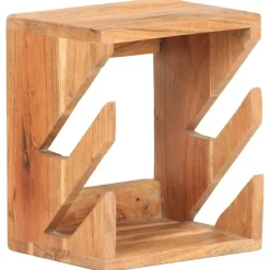 vidaXL væghængt skateboardstativ 25x20x30 cm massivt akacietræ