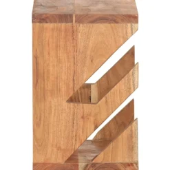 vidaXL væghængt skateboardstativ 25x20x30 cm massivt akacietræ