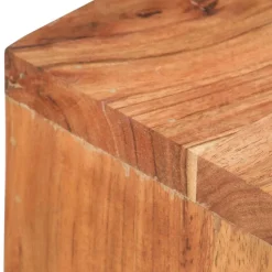 vidaXL væghængt skateboardstativ 25x20x30 cm massivt akacietræ