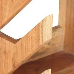 vidaXL væghængt skateboardstativ 25x20x30 cm massivt akacietræ