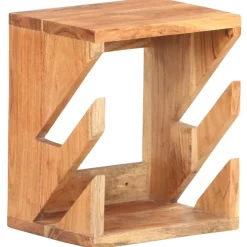 vidaXL væghængt skateboardstativ 25x20x30 cm massivt akacietræ
