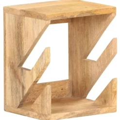 vidaXL væghængt skateboardstativ 25x20x30 cm massivt mangotræ
