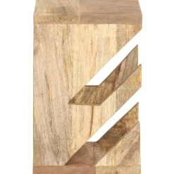 vidaXL væghængt skateboardstativ 25x20x30 cm massivt mangotræ