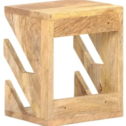 vidaXL væghængt skateboardstativ 25x20x30 cm massivt mangotræ