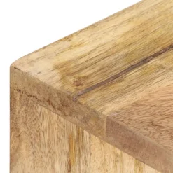 vidaXL væghængt skateboardstativ 25x20x30 cm massivt mangotræ