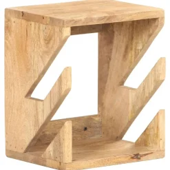 vidaXL væghængt skateboardstativ 25x20x30 cm massivt mangotræ