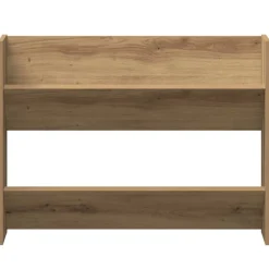 vidaXL væghængt skoreol 80x18x60 cm konstrueret træ kunsteg