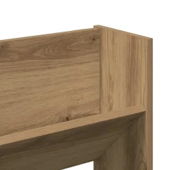 vidaXL væghængt skoreol 80x18x60 cm konstrueret træ kunsteg