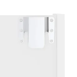 vidaXL væghængt skoskab 4 stk. 60x18x60 cm konstrueret træ hvid