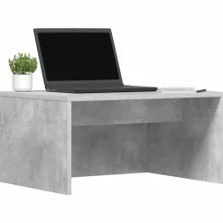 vidaXL Væghængt skrivebord Beton Grå 60 x 45 x 30 cm Konstrueret træ