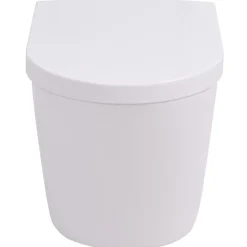 vidaXL væghængt toilet keramisk hvid