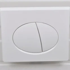 vidaXL væghængt toilet med skjult cisterne keramik sort