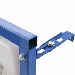 vidaXL væghængt toilet med skjult cisterne keramisk sort