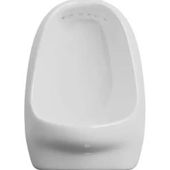 vidaXL væghængt urinal med skylleventil keramisk hvid