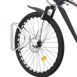 vidaXL væghængte cykelstativer 2 stk. galvaniseret stål