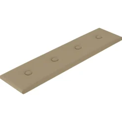 vidaXL Væghovedgærde 12 pcs Cappuccino 60 x 15 cm Faux læder