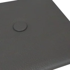 vidaXL Væghovedgærde 12 pcs Grå 30 x 15 cm Faux læder